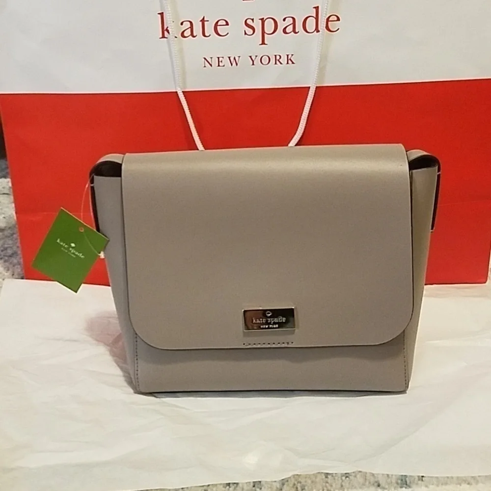 Kate Spade Caressa Crossbody Purse Cityscape Leather